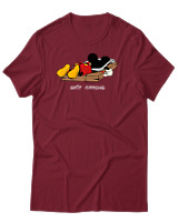T-Shirt Αντρικό - Shit Happens - Color Thumbnail Σκούρο Κόκκινο