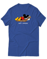 T-Shirt Αντρικό - Shit Happens - Color Thumbnail Μπλε Ρουά