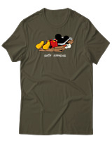 T-Shirt Αντρικό - Shit Happens - Color Thumbnail Χακί