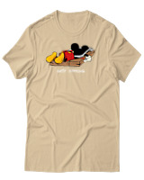 T-Shirt Αντρικό - Shit Happens - Color Thumbnail Μπεζ