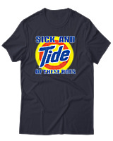 T-Shirt Αντρικό - Sick And Tide Of These Hoes - Color Thumbnail Σκούρο Μπλε
