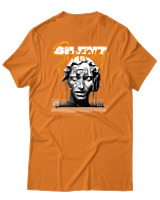 T-Shirt Αντρικό - Silent Screams - Color Thumbnail Πορτοκαλί