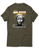 T-Shirt Αντρικό - Silent Screams - Color Thumbnail Χακί