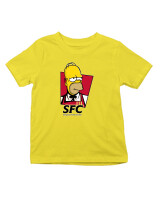 T-Shirt  - Simpsons Fried Chicken - Color Thumbnail Κίτρινο