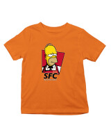 T-Shirt  - Simpsons Fried Chicken - Color Thumbnail Πορτοκαλί