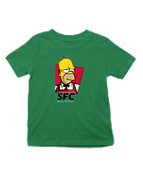 T-Shirt  - Simpsons Fried Chicken - Color Thumbnail Πράσινο