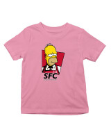 T-Shirt  - Simpsons Fried Chicken - Color Thumbnail Ροζ