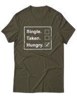 T-Shirt Unisex - Single Taken Hungry - Color Thumbnail Χακί