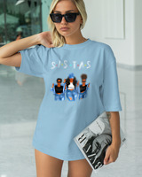 T-Shirt Classic - Sistas - Color Thumbnail SKY BLUE
