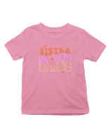 T-Shirt  Παιδικό - Sister Of The Bride - Color Thumbnail Ροζ
