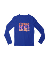 Μακρυμάνικο Μακό Παιδικό - Sister Of The Bride - Color Thumbnail Μπλε Ρουά