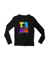 Μακρυμάνικο Μακό Παιδικό - Skaters Only - Color Thumbnail Μαύρο