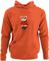 Φούτερ με κουκούλα - Ski Lover - Color Thumbnail Orange
