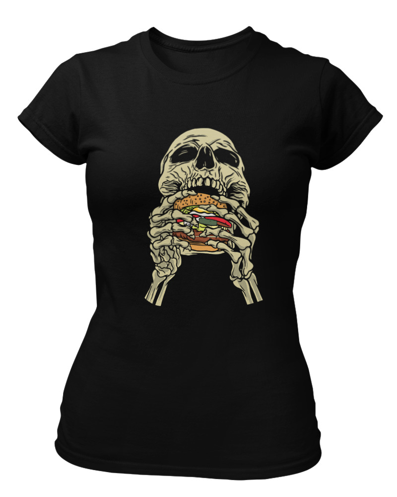 Skull Eating Burger - Image 0