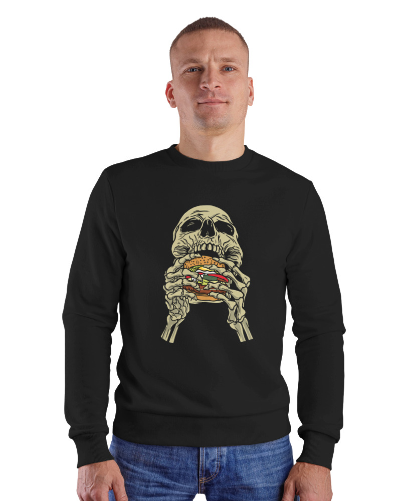 Skull Eating Burger - Image 1