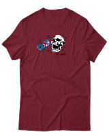 T-Shirt Αντρικό - Skull Pepsi - Color Thumbnail Σκούρο Κόκκινο