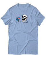 T-Shirt Αντρικό - Skull Pepsi - Color Thumbnail Γαλάζιο