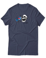 T-Shirt Αντρικό - Skull Pepsi - Color Thumbnail Μπλε Γκρι