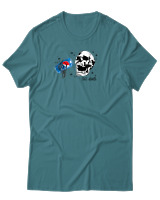 T-Shirt Αντρικό - Skull Pepsi - Color Thumbnail Μπλε Πράσινο