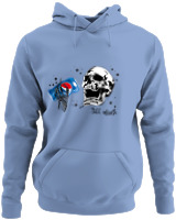 Φούτερ με κουκούλα - Skull Pepsi - Color Thumbnail Blue Carolina