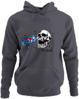 Φούτερ με κουκούλα - Skull Pepsi - Color Thumbnail Ανθρακί