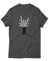 T-Shirt Αντρικό - Skull Quitar - Color Thumbnail Ανθρακί