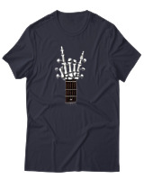 T-Shirt Αντρικό - Skull Quitar - Color Thumbnail Σκούρο Μπλε
