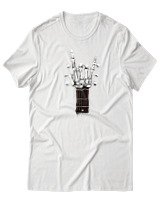 T-Shirt  Γυναικείο - Skull Quitar - Color Thumbnail Άσπρο