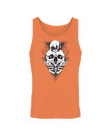 Αμάνικο Μπλουζάκι Αντρικό - Skull Tattoo - Color Thumbnail Peach