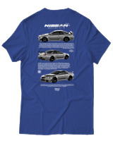 T-Shirt Αντρικό - Skyline - Color Thumbnail Μπλε Ρουά