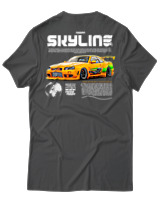 T-Shirt Unisex - Skyline - Color Thumbnail Ανθρακί