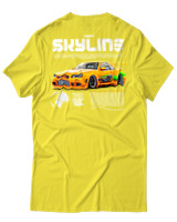 T-Shirt Unisex - Skyline - Color Thumbnail Κίτρινο