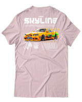 T-Shirt Unisex - Skyline - Color Thumbnail Απαλό Ροζ