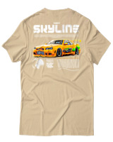 T-Shirt Unisex - Skyline - Color Thumbnail Μπεζ