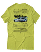 T-Shirt Αντρικό - Skyline R34 - Color Thumbnail Λαχανί