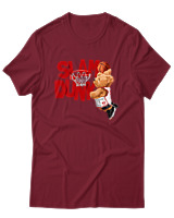 T-Shirt Αντρικό - Slam Dunk - Color Thumbnail Σκούρο Κόκκινο