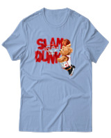 T-Shirt Αντρικό - Slam Dunk - Color Thumbnail Γαλάζιο