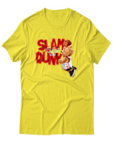 T-Shirt Αντρικό - Slam Dunk - Color Thumbnail Κίτρινο