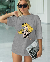 T-Shirt Classic - Sleeping Ink - Color Thumbnail GREY MELANZE