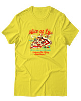 T-Shirt Αντρικό - Slice Of Life - Color Thumbnail Κίτρινο