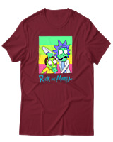 T-Shirt Αντρικό - Slime Time Multiverse - Color Thumbnail Σκούρο Κόκκινο