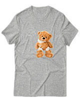 T-Shirt Αντρικό - Smile - Color Thumbnail Γκρι Μελανζέ