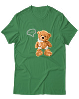 T-Shirt Αντρικό - Smile - Color Thumbnail Πράσινο