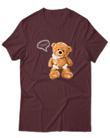 T-Shirt Αντρικό - Smile - Color Thumbnail Μπορντό