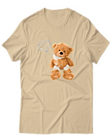 T-Shirt Αντρικό - Smile - Color Thumbnail Μπεζ
