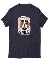 T-Shirt Αντρικό - Smile Every Day - Color Thumbnail Σκούρο Μπλε