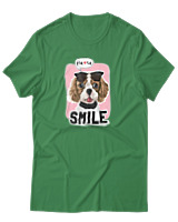 T-Shirt Αντρικό - Smile Every Day - Color Thumbnail Πράσινο