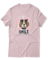 T-Shirt Αντρικό - Smile Every Day - Color Thumbnail Απαλό Ροζ