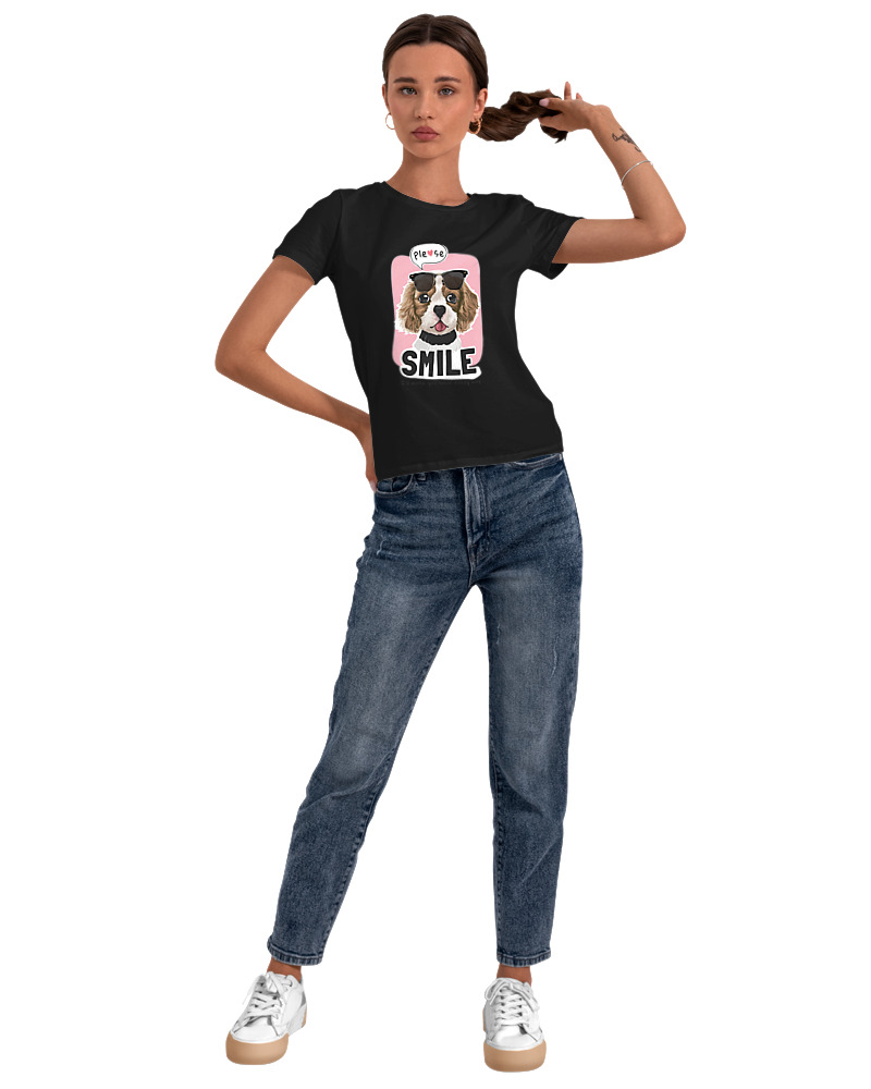 T-Shirt Στενή Γραμμή - Smile Every Day - Image 2