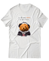 T-Shirt Αντρικό - Smile On Your Face - Color Thumbnail Άσπρο